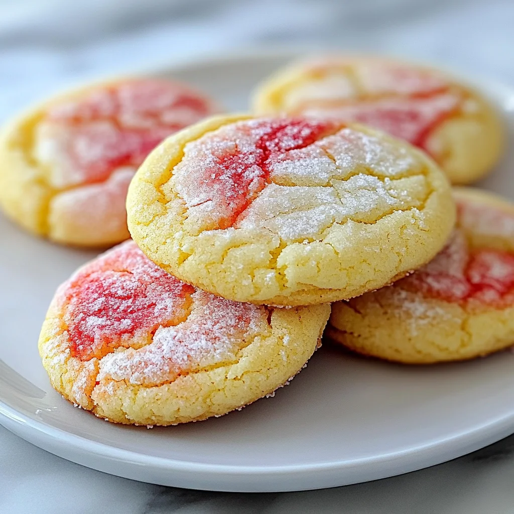 Strawberry Lemonade Cookies