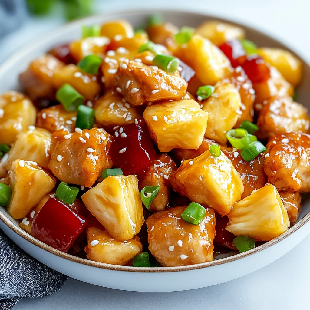 Sweet and Tangy Pineapple Chicken