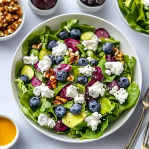 Tasty Easter Spring Salad with Goat Cheese