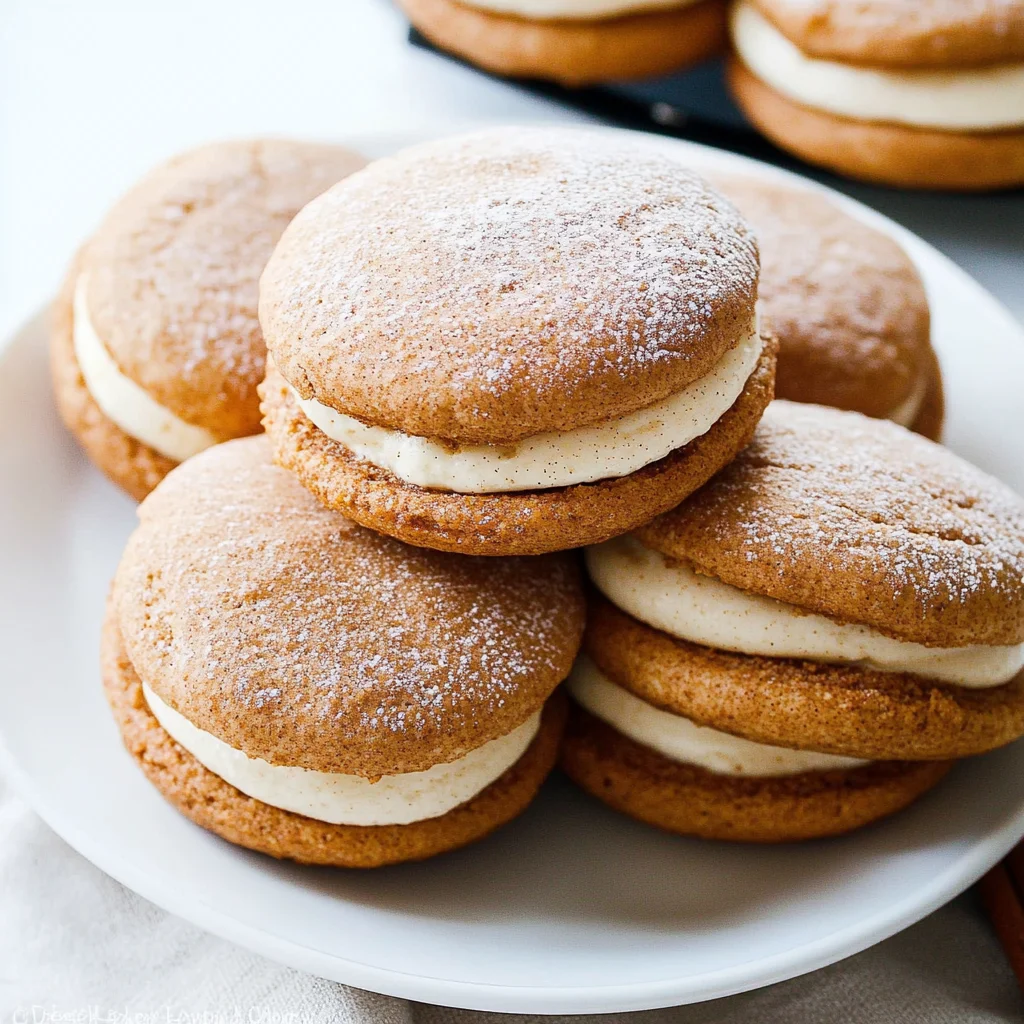 Apple Cinnamon Spice Whoopie Pies