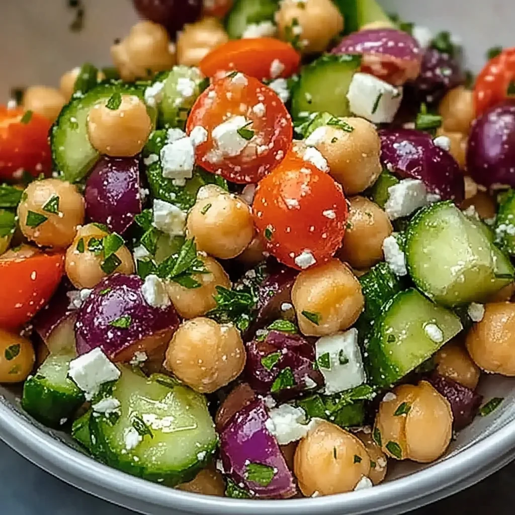 Chickpea Greek Salad: An Incredible 5-Star Recipe