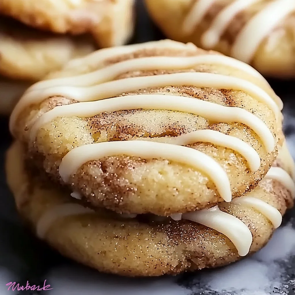 Cinnamon Roll Cheesecake Cookies