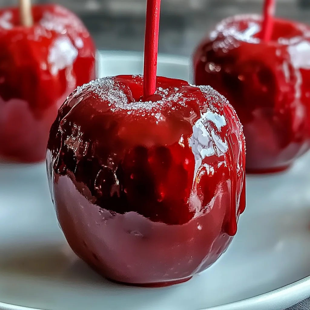 Classic Red Candy Apples