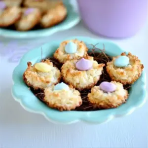 Coconut Macaroons Nests