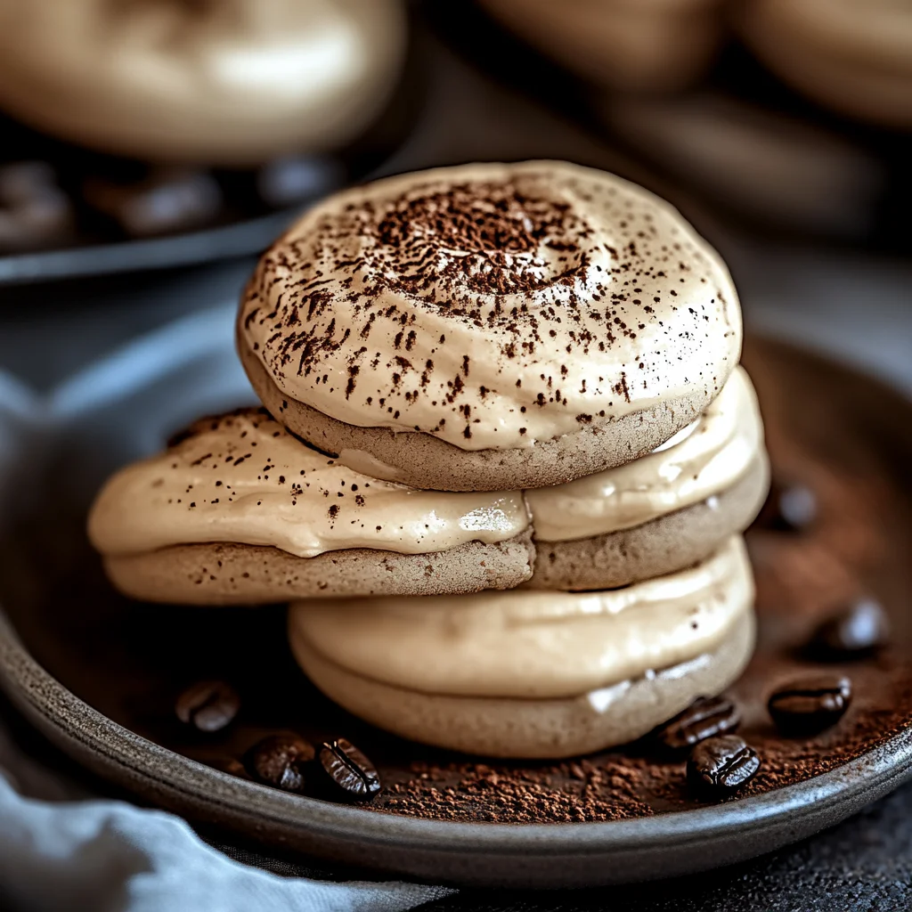 Coffee Cheesecake Cookies