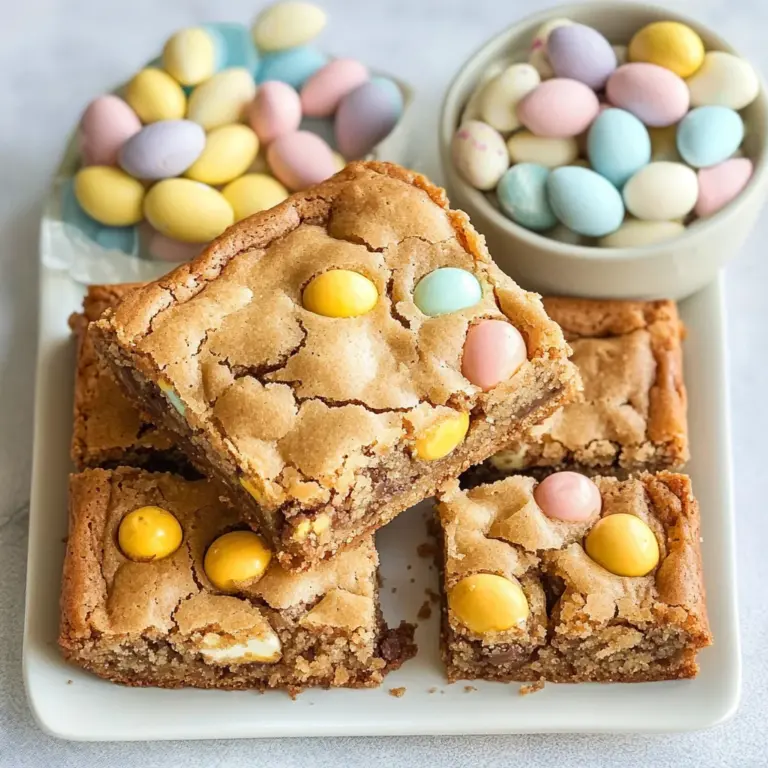 Easter Cadbury Mini Egg Blondies