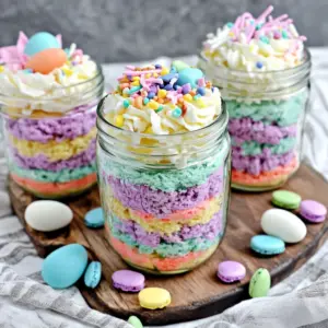 Easter Cake in a Jar
