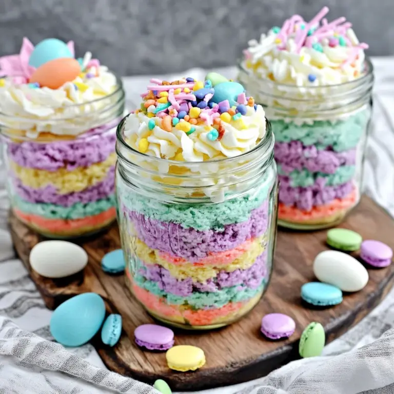 Easter Cake in a Jar