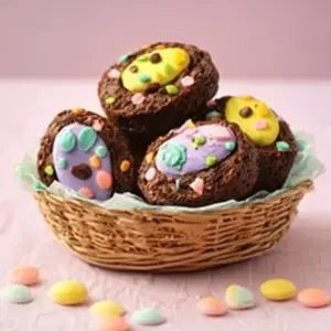 Easter Egg Brownies