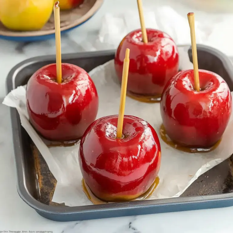 Easy Candied Apples Recipe
