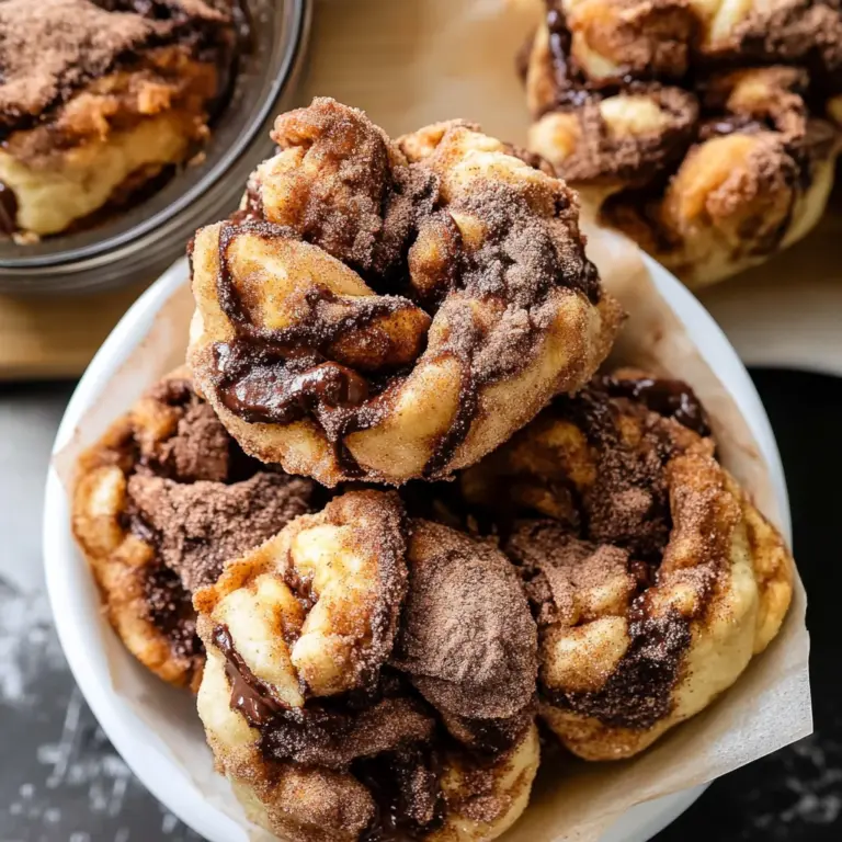 Easy Chocolate Cinnamon Crunch Knots