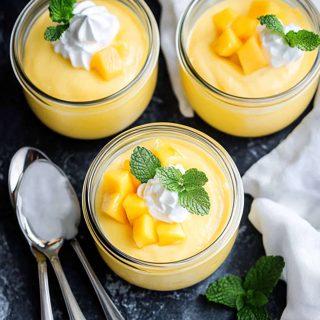 Easy Mango Dessert Mousse