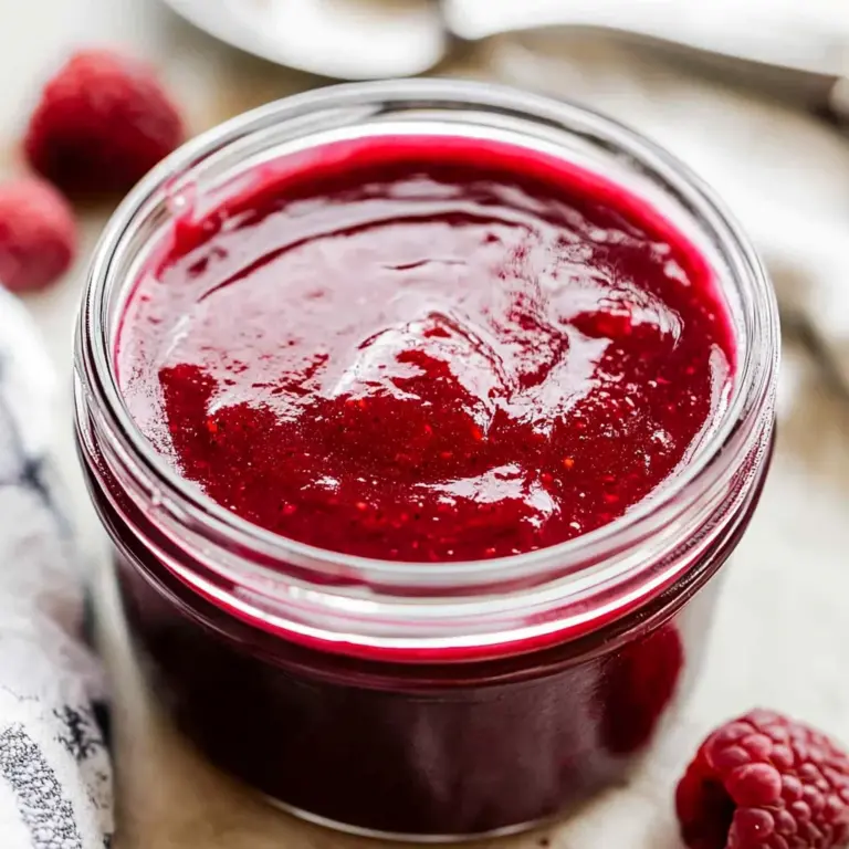 Easy Raspberry Coulis