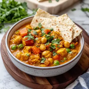 Easy Slow Cooker Vegan Chickpea Tikka Masala