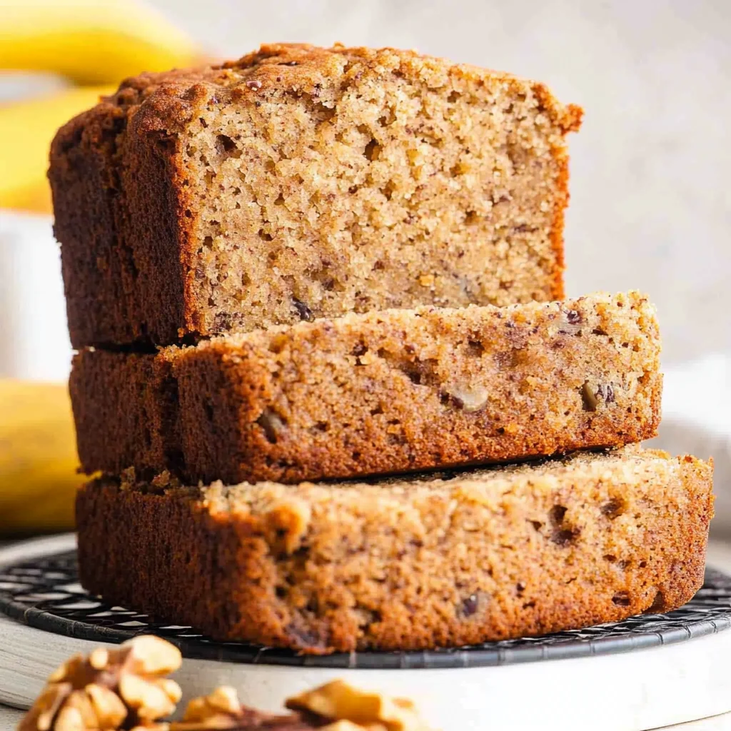 Eggless Banana Bread Recipe