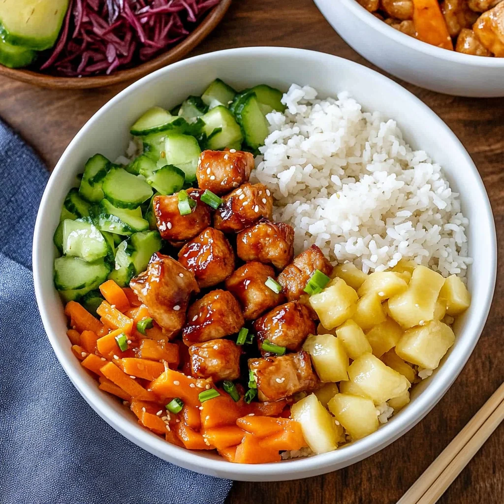 Hawaiian Chicken Poke Bowl