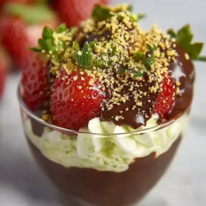 Homemade Dubai Chocolate Strawberries - theamazingfood