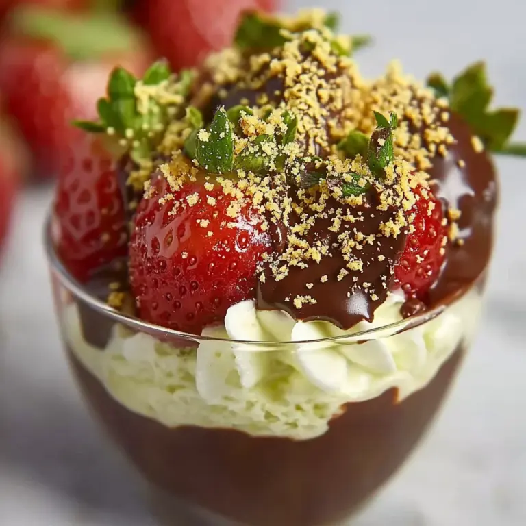 Homemade Dubai Chocolate Strawberries - theamazingfood