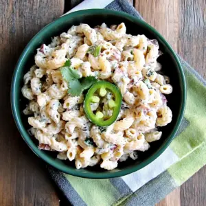 Jalapeno Popper Pasta Salad