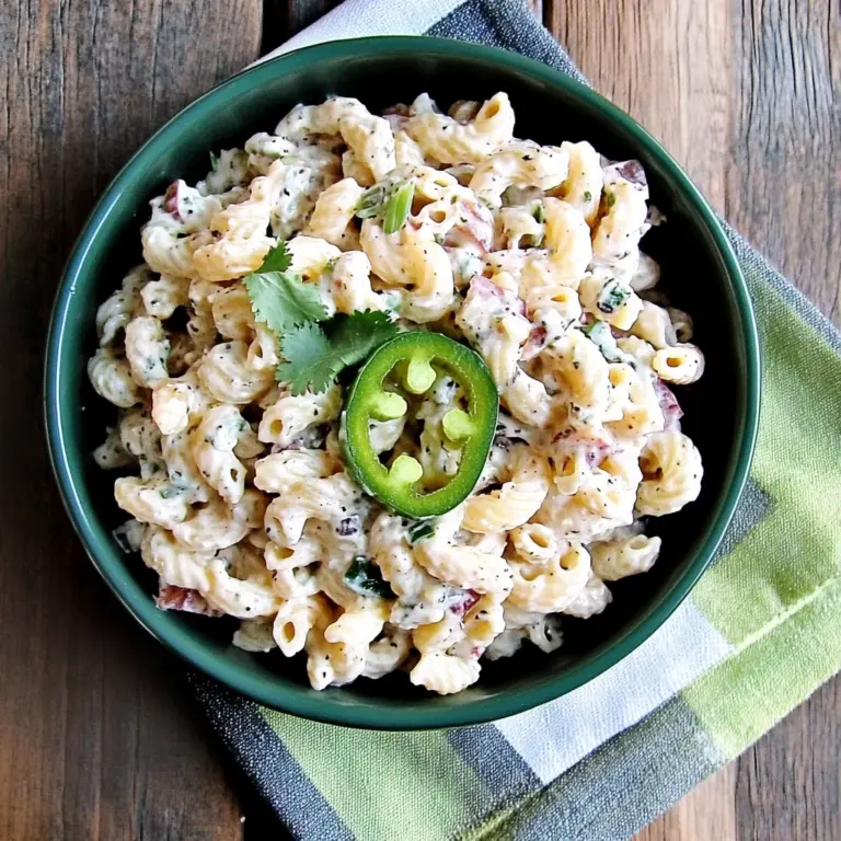 Jalapeno Popper Pasta Salad