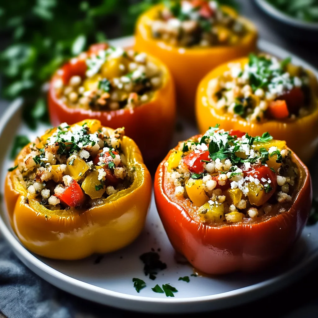 Mediterranean Stuffed Bell Peppers for Flavor-Packed Meals