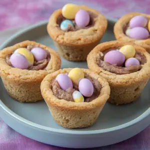 Mini Egg Cookie Cups