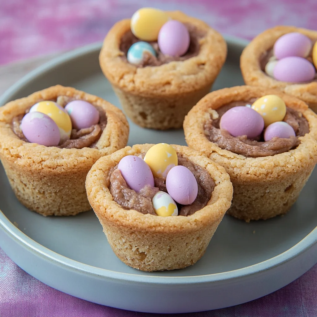 Mini Egg Cookie Cups