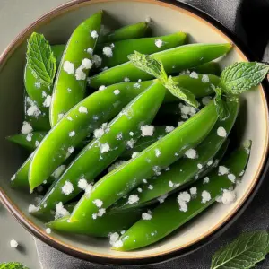 Minty Sugar Snap Peas for a Crisp, Refreshing Side Dish