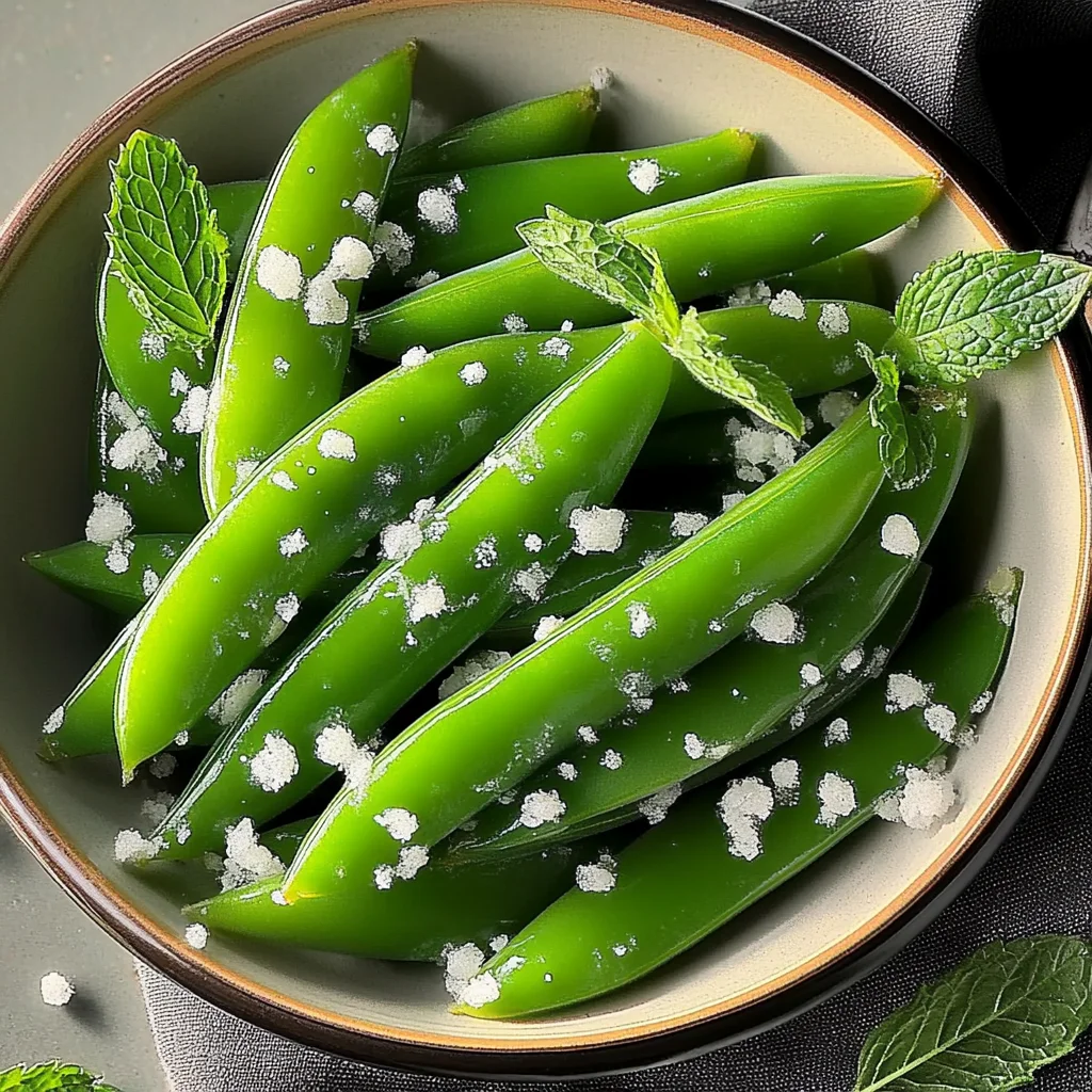 Minty Sugar Snap Peas for a Crisp, Refreshing Side Dish