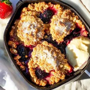 Mixed Fruit and Basil Crisp