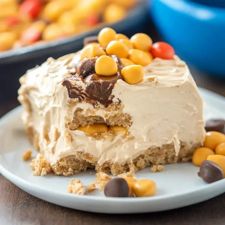 No Bake Peanut Butter Icebox Cake