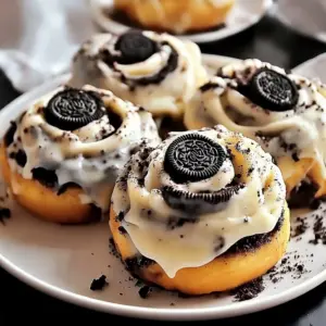 Oreo Stuffed Cinnamon Rolls