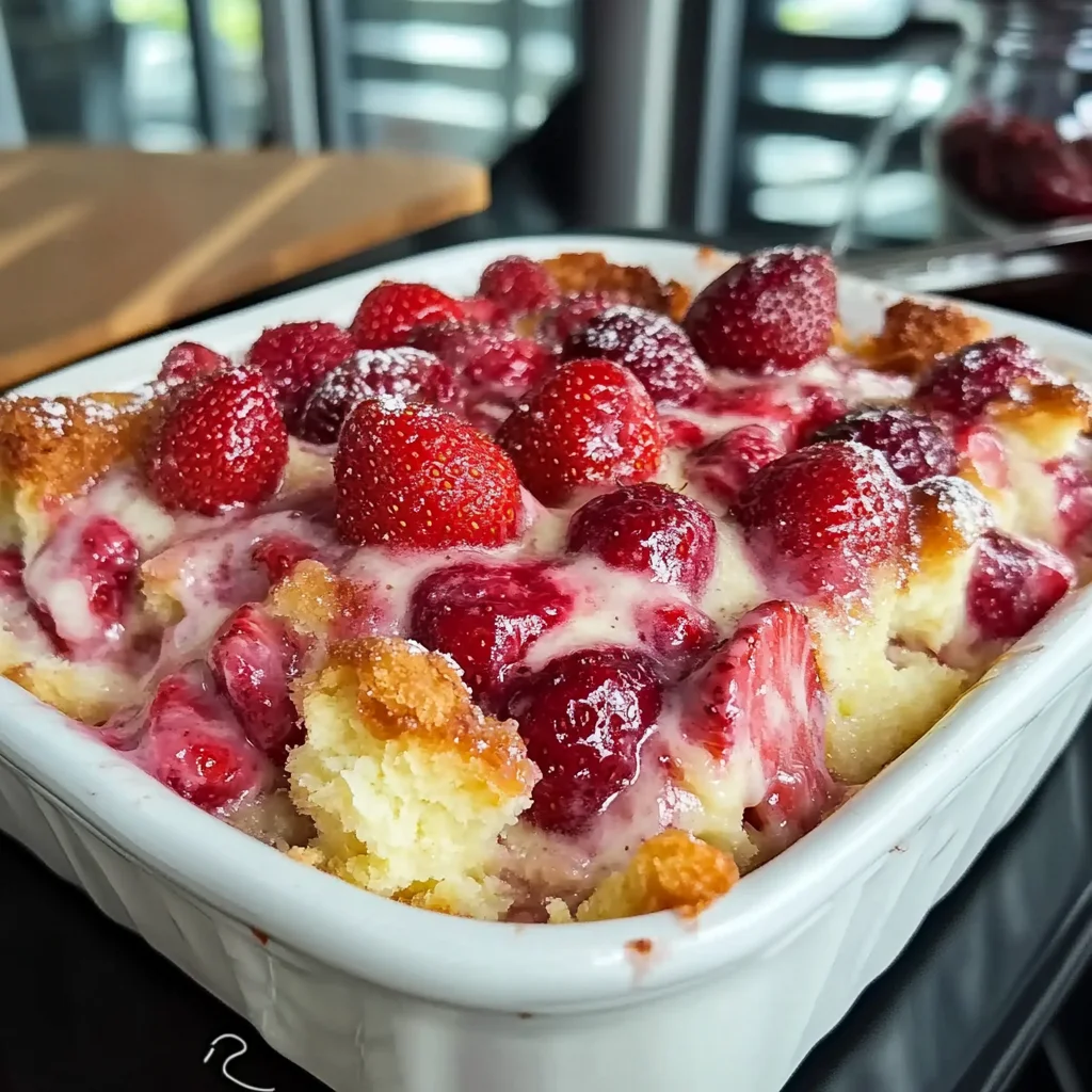 Perfect Strawberry Cream Cheese Cobbler Recipe