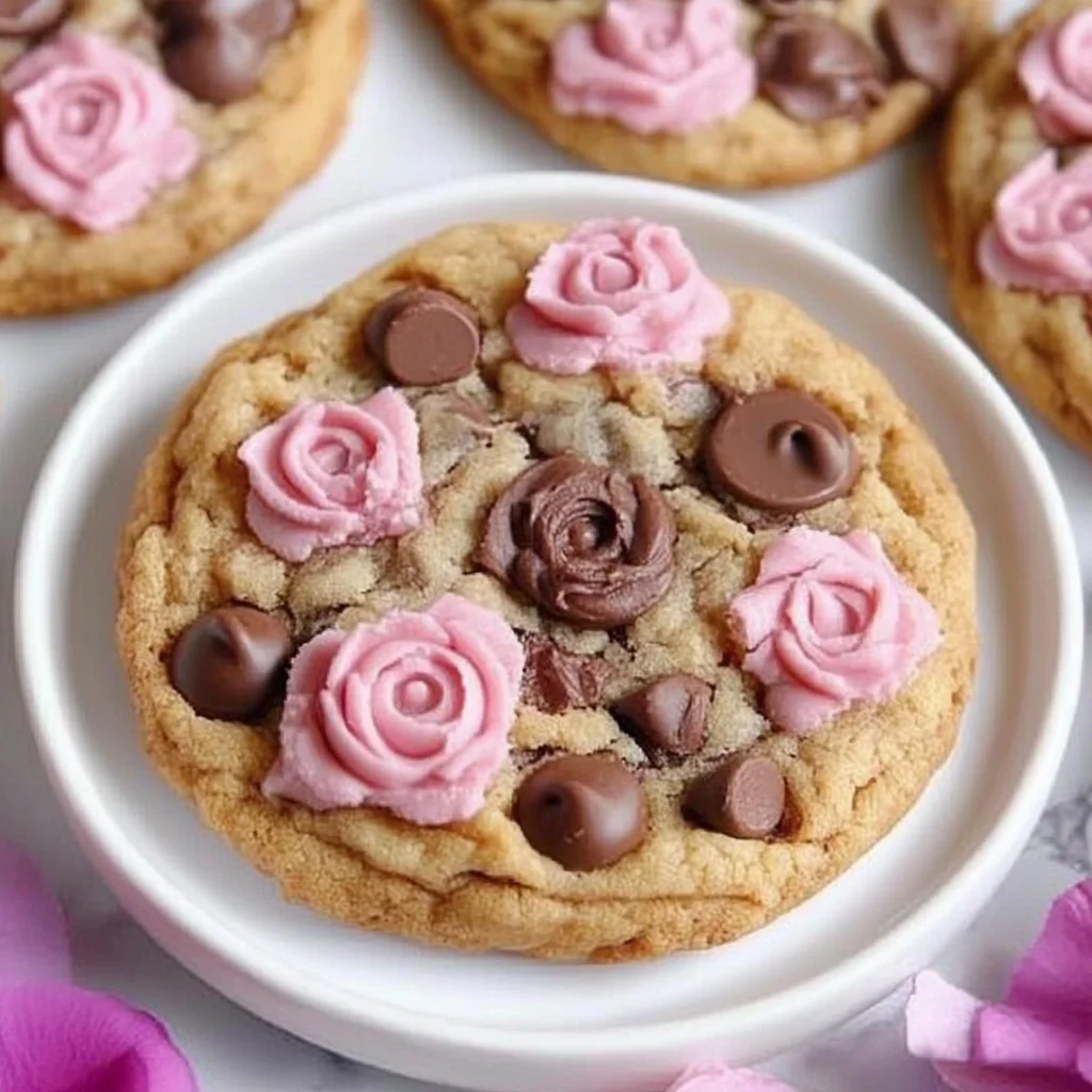 Rose Chocolate Chip Cookie Recipe