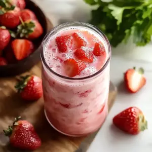Simple Strawberry Agua Fresca - Alrightwithme