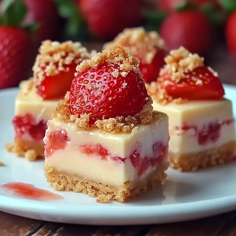 Strawberry Crunch Cheesecake Bites