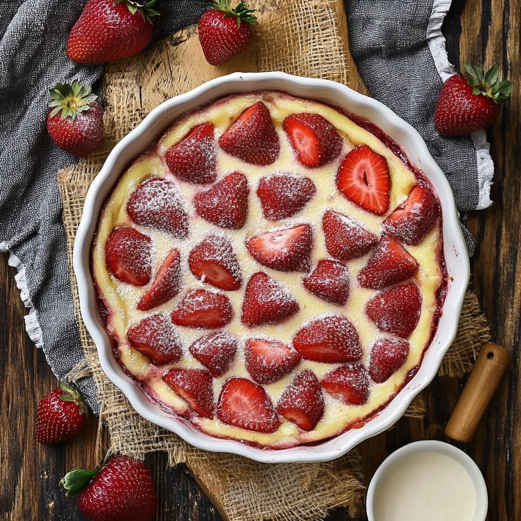 Strawberry Flaugnarde