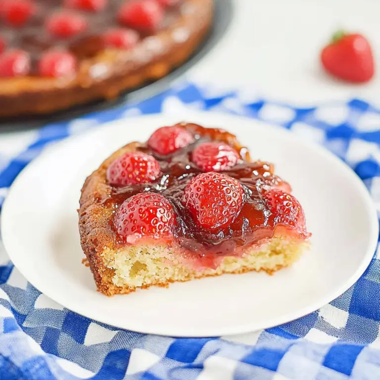 Strawberry Upside Down Cake