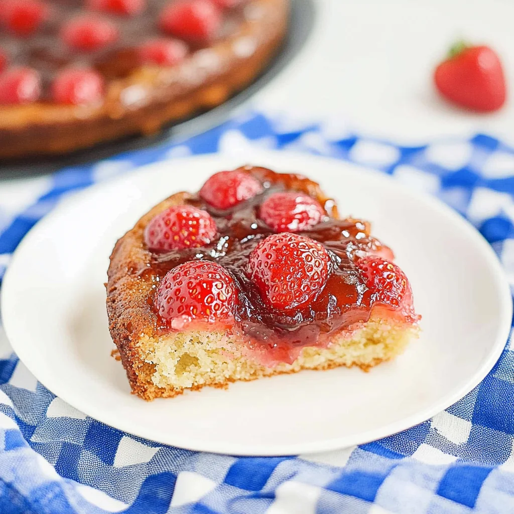 Strawberry Upside Down Cake