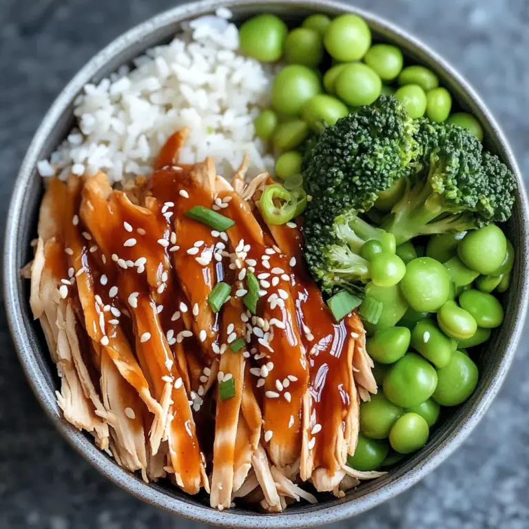 Teriyaki Crockpot Chicken Bowls