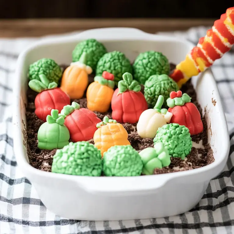 Vegetable Garden Mini Cakes