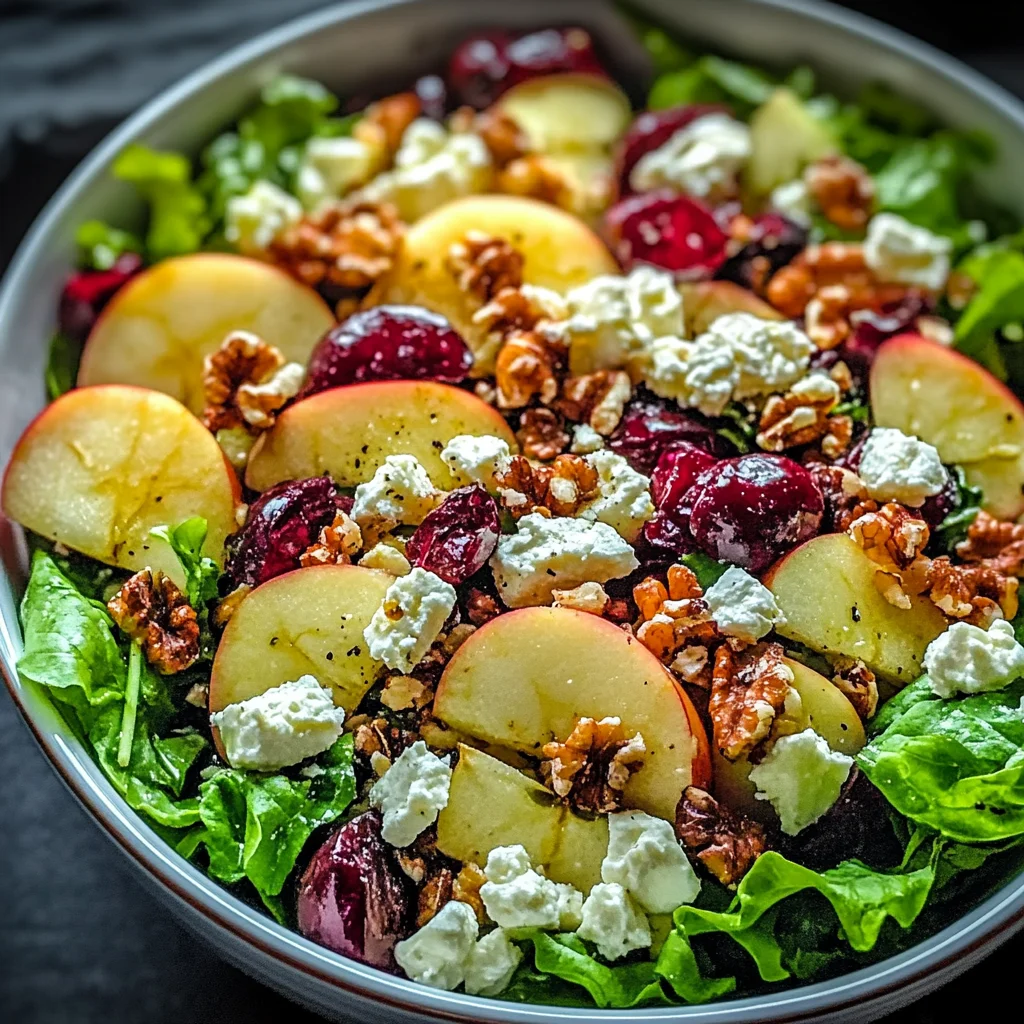 Vibrant Honeycrisp Apple Feta Salad for Cozy Fall Days