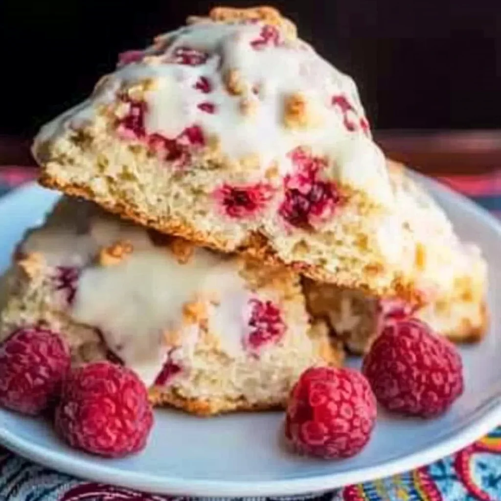 White Chocolate Raspberry Scones