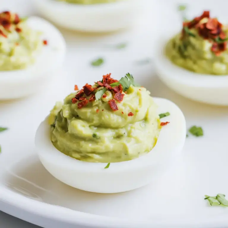 Avocado Deviled Eggs