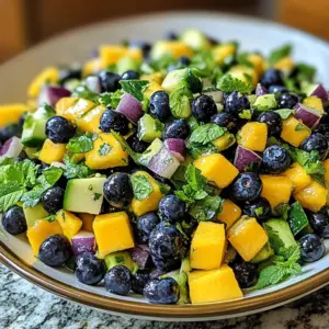 Blueberry Mango Salad Twist