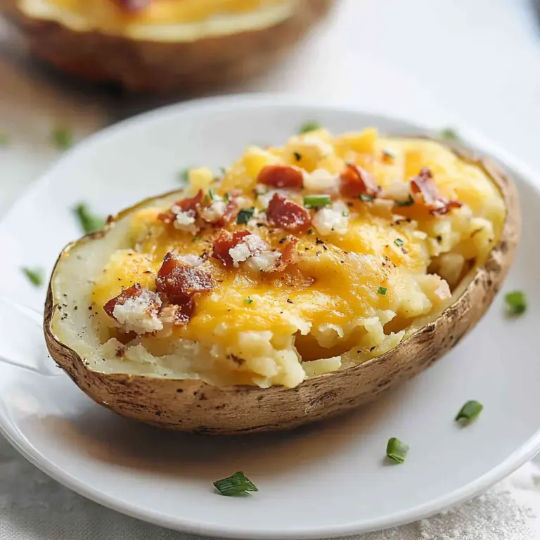 Breakfast Twice Baked Potato