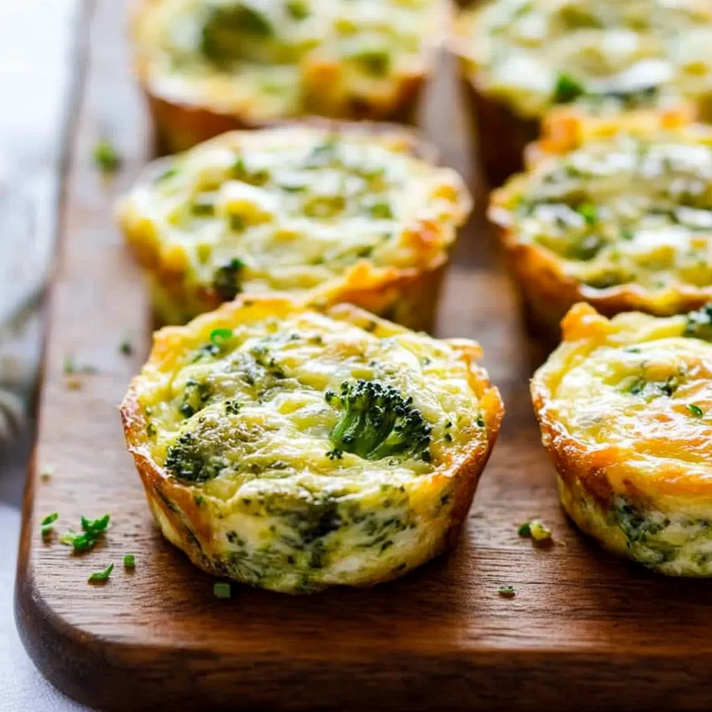 Broccoli Cheese Egg Muffins
