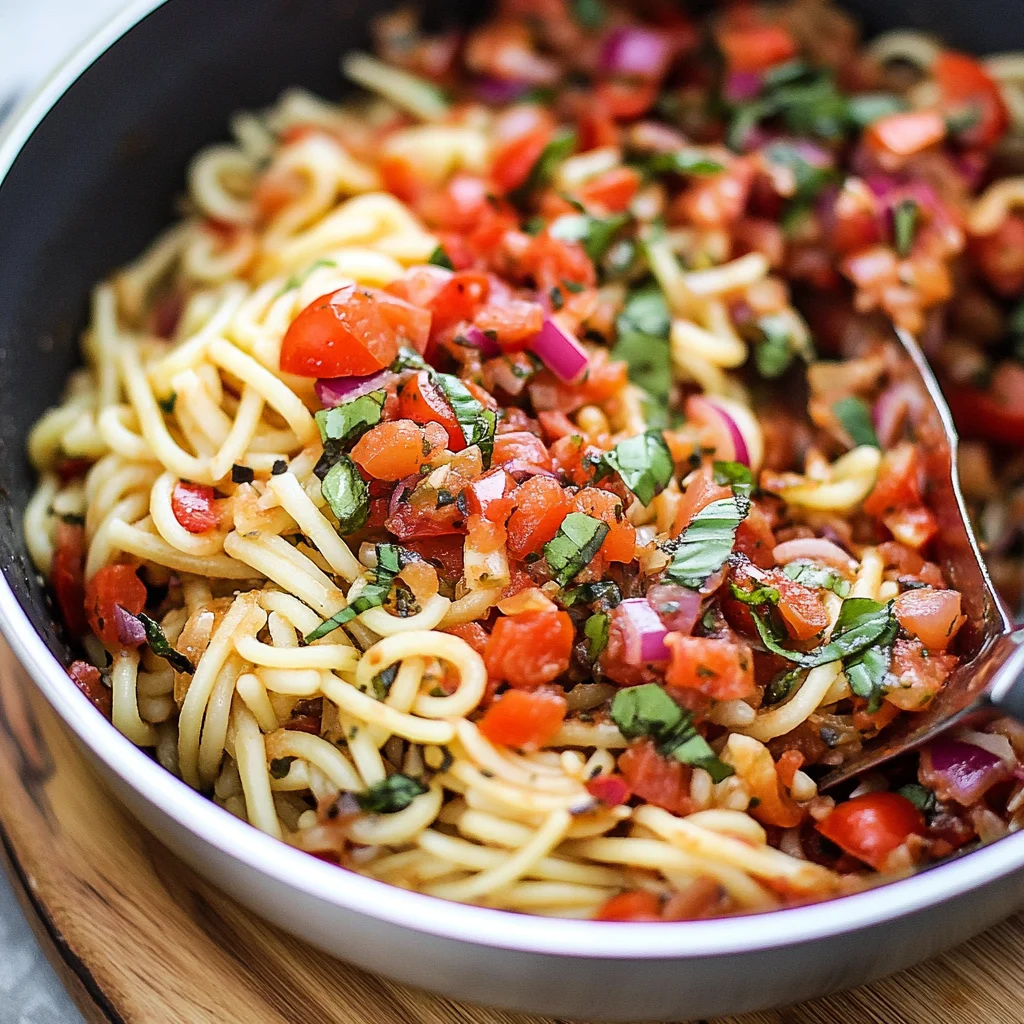 Bruschetta Pasta Salad