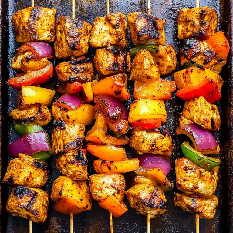 Chicken Fajita Skewers