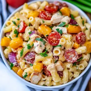 Crack Chicken Pasta Salad